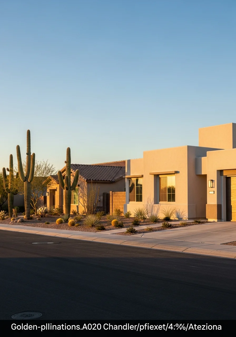 Chandler residential property showing contemporary design and quality finishing details.