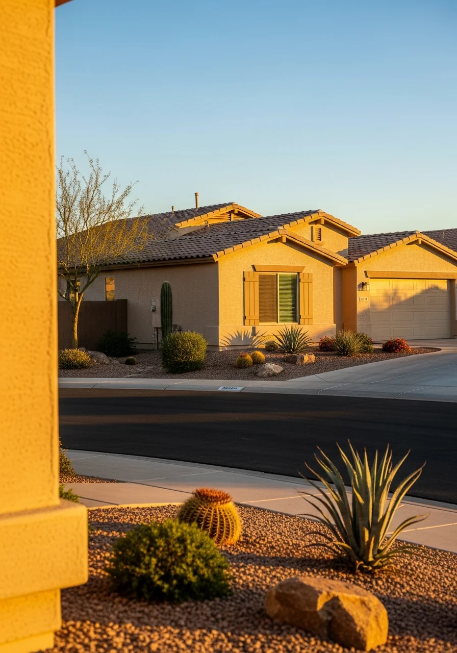 Mesa home exterior showing quality maintenance and professional attention to detail.