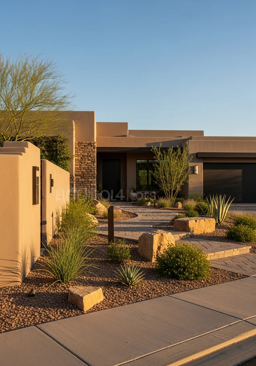 Scottsdale property detail showing high-end materials and meticulous maintenance standards.